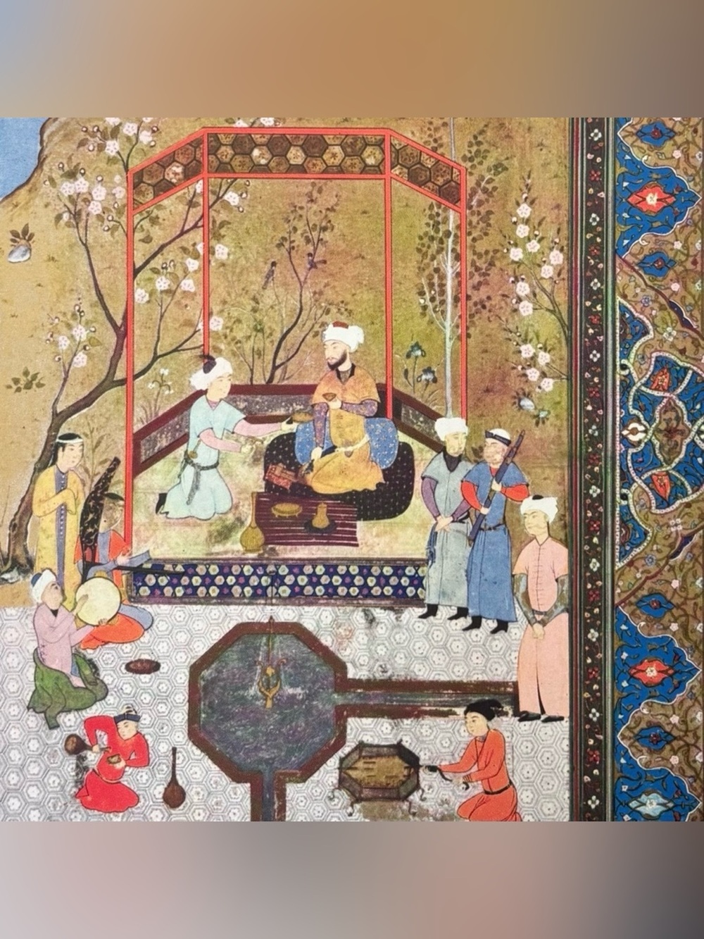 KHAMSEH OF JAMI Original 1950’s Vintage Fine Art Persia Persian Print Antique